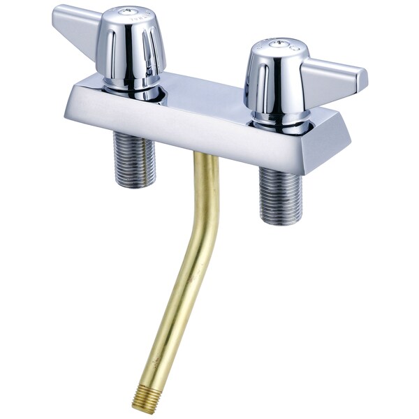 Two Handle Shampoo Faucet, NPSM, Polished Chrome, Weight: 2.35
